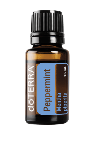 15ml bottle of doTerra peppermint essential oil.